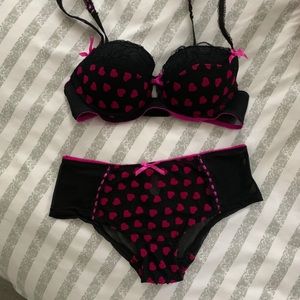 Lingerie set 34 b small bottom